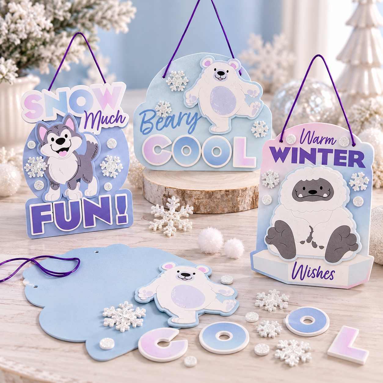 Arctic Wonderland Winter Sign Craft Kit